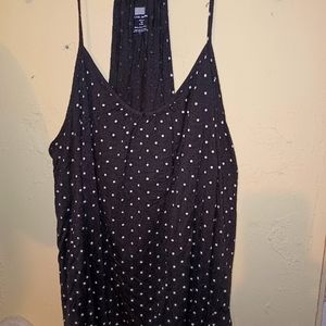 Black with whits dots.